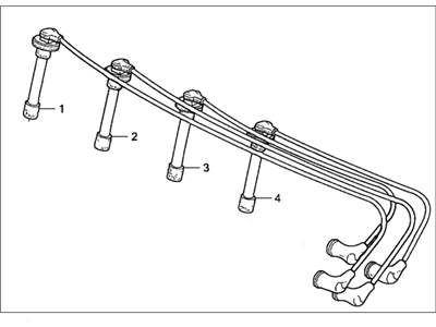 1993 Acura Integra Spark Plug Wire - 32722-P30-405