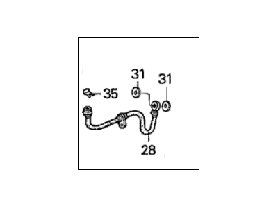 1998 Acura Integra Brake Line - 01466-S04-900