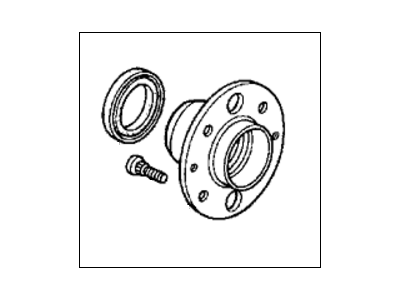 Acura 42200-SR3-A06 Disc Brake Rotor & Hub Assy