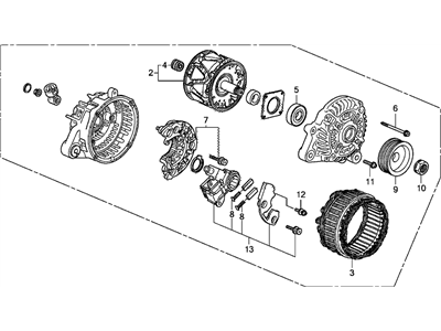 Acura ILX Alternator - 31100-R1A-A01RM