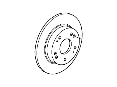 Acura 42510-TR3-A00 Rear Brake Disk