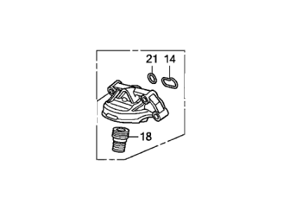 Acura 15310-R40-A00 Oil Filter Housing