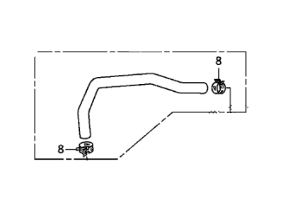 Acura 46408-TA0-A01 Tube I, Master Power