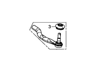 2013 Acura ILX Hybrid Tie Rod End - 53540-TR0-A01