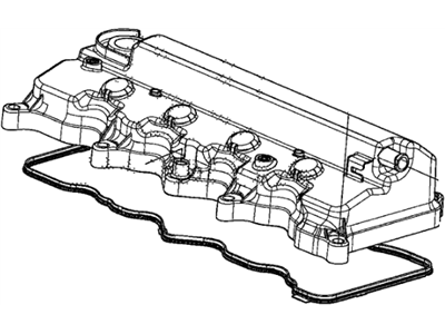 2013 Acura ILX Valve Cover - 12310-RNA-A01