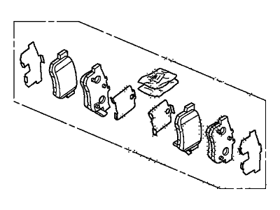 Acura ILX Hybrid Brake Pad Set - 43022-TR0-A01