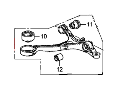 2010 Acura TSX Control Arm - 51350-TE1-A00