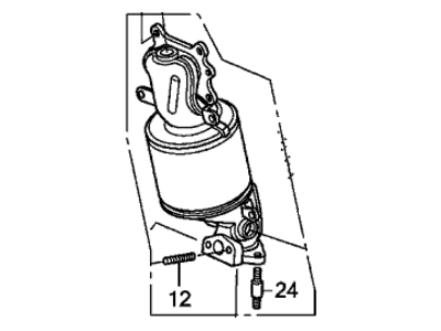 Acura TSX Catalytic Converter - 18190-R70-A20