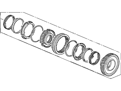 Acura 23432-PYZ-305 Gear Set, Countershaft Second