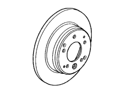 1992 Acura Legend Brake Disc - 42510-SP0-000