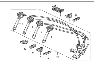 74143-SW5-000 Acura Rubber, Headlight Seal Illustration 1 of 1
