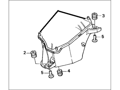 Acura 17241-P0A-000 Air Cleaner Case Assembly