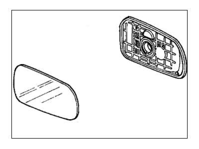 1994 Acura Vigor Mirror - 76203-SM2-C25