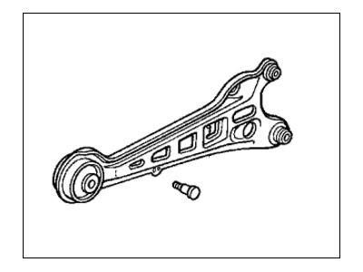 Acura 52371-SL5-A01 Right Rear Suspension Trailing Arm Assembly