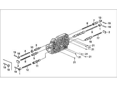77506-SD4-003 Acura Stopper, Glove Box Lid Illustration 1 of 1