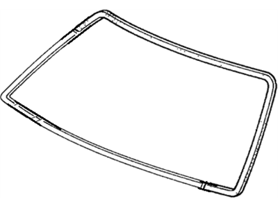 73125-SP1-000 Acura Front Windshield Dam Rubber Illustration 1 of 1
