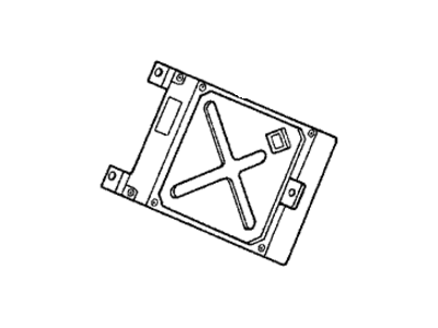 8-94324-834-0 Acura Shutter, Center Heater Unit Illustration 1 of 1