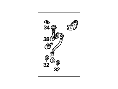 2006 Acura TSX Brake Line - 01464-SDA-A03