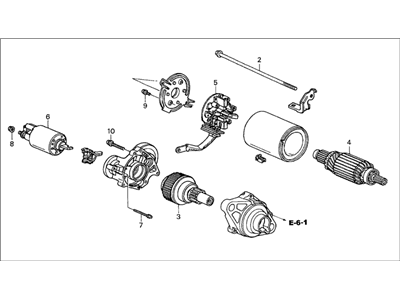 Acura Starter Motor - 31200-RKB-004