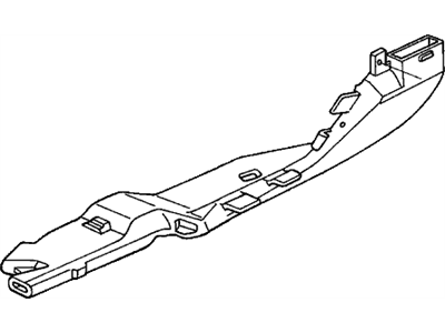 Acura 83381-SDN-A00 Duct, Left Rear Heater