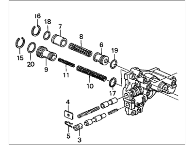 2002 Acura CL Valve Body - 27700-P7W-000