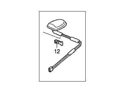 8-97809-623-1 Acura Seat, Door Hinge Rubber Illustration 1 of 1