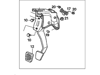 Acura 46910-SDA-A01 Clutch Pedal