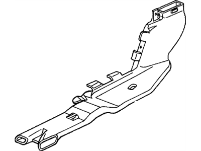 Acura 83331-SDN-A00 Duct, Right Rear Heater