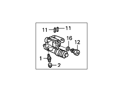 Acura 46930-S3M-A01 Clutch Slave Cylinder Assembly