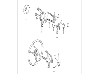 90609-PW7-000 Acura Ring, Snap (74MM) Illustration 1 of 1