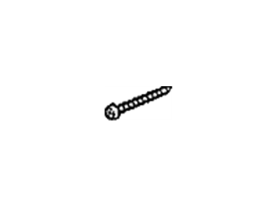 Acura 93901-448J0 Screw, Tapping (4X35)