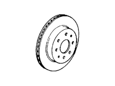 1987 Acura Integra Brake Disc - 45251-SB2-780