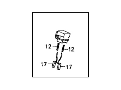 71170-SG0-A01 Acura Absorber, Front Bumper Illustration 1 of 1
