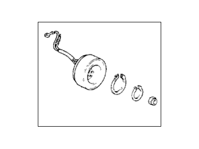 8-97163-766-0 Acura Cover, Lock Cylinder Illustration 1 of 1