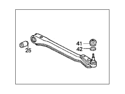 Acura 90136-SE0-A01 Holder, Rod (6MM) 90136-SE0-A01 Acura Holder, Rod (6MM) Illustration 1 of 1