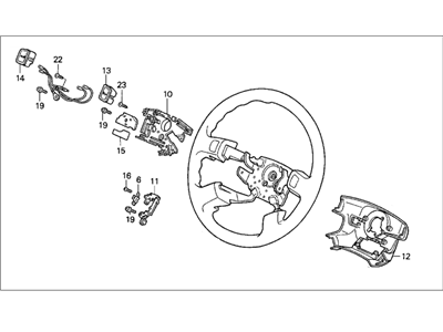 Acura Vigor Steering Wheel - 78510-SL5-A83ZC