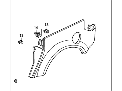 11135-RZP-000 Acura Orifice Assembly, Block (Lower) Illustration 1 of 1