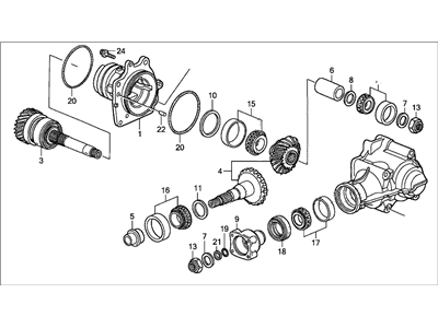 Acura 67806-SB3-000 Windshield Spacer A 67806-SB3-000 Acura Windshield Spacer A Illustration 1 of 1
