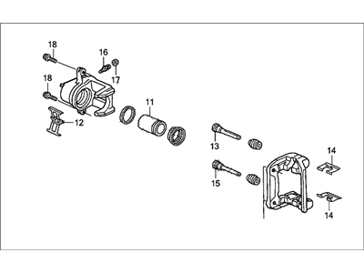 Acura CL Brake Caliper - 43018-SEP-A00RM