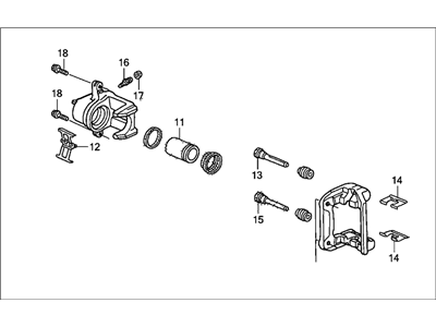 2001 Acura TL Brake Caliper - 43018-SEP-A00RM