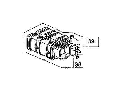 Acura 17011-SHJ-A01 Vapor Canister Fuel Gas Emission