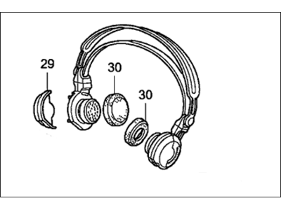 Acura 39580-SJK-J01 Headphone Assembly (Matsushita)