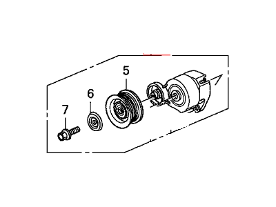 Acura 71598-SL5-A01 Spacer, Rear Bumper Side 71598-SL5-A01 Acura Spacer, Rear Bumper Side Illustration 1 of 1