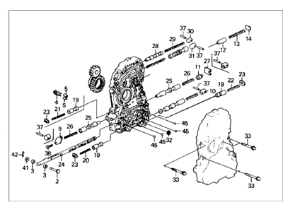 63720-SY8-A00ZZ Acura Extension, Left Rear Gutter Illustration 1 of 1