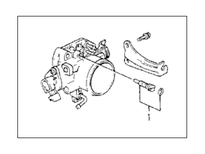 33556-SP1-A02 Acura Wire, Driver Side Illustration 1 of 1