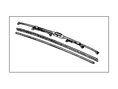 1992 Acura Vigor Wiper Blade - 76630-SM4-A01