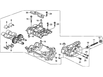 2005 Acura TSX Oil Pump - 15100-RAA-A02