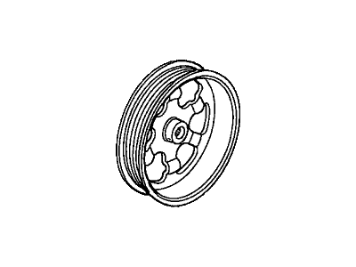 56483-PNC-004 Acura Power Steering Pump Pulley Illustration 1 of 1