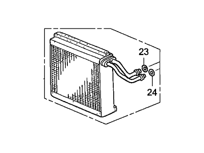 Acura 80211-SDN-A11 Evaporator