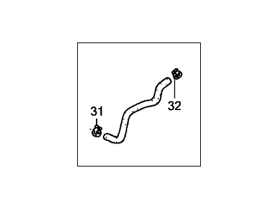 Acura 17717-SDB-A00 Hose Assembly, Fuel Purge